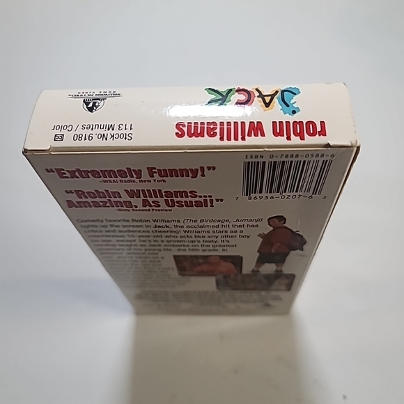 Vintage Jack Robin Williams VHS - Picture 6 of 7